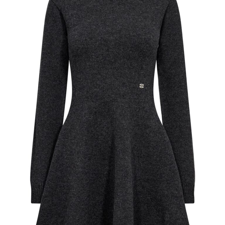 Compact Wool Short Dress