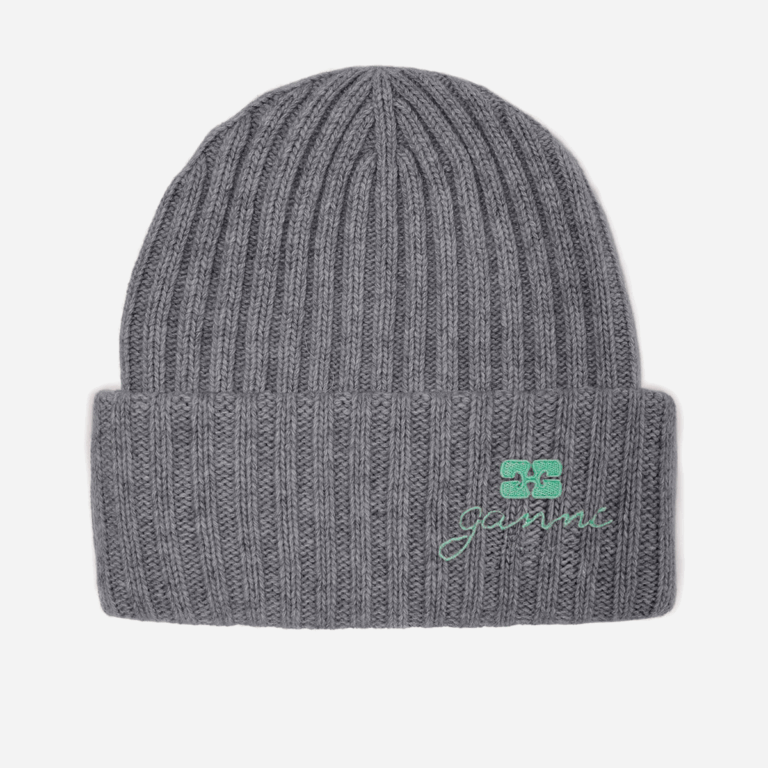 Core Future Wool Knit Beanie - Charcoal Grey