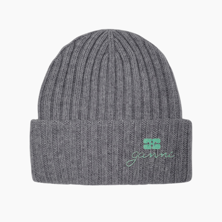 Core Future Wool Knit Bennie A6928 - Charcoal Grey - GANNI - Grå One Size