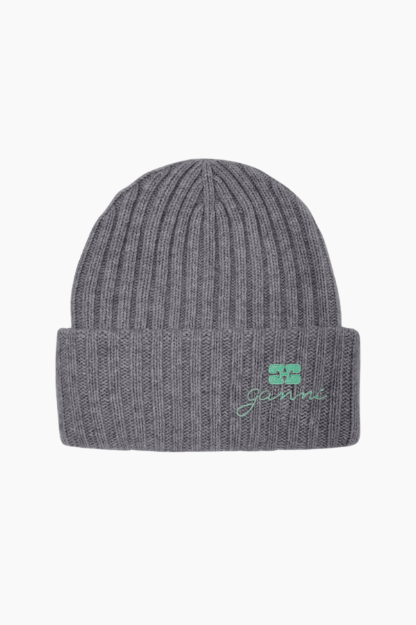 Core Future Wool Knit Bennie A6928 - Charcoal Grey - GANNI - Grå One Size