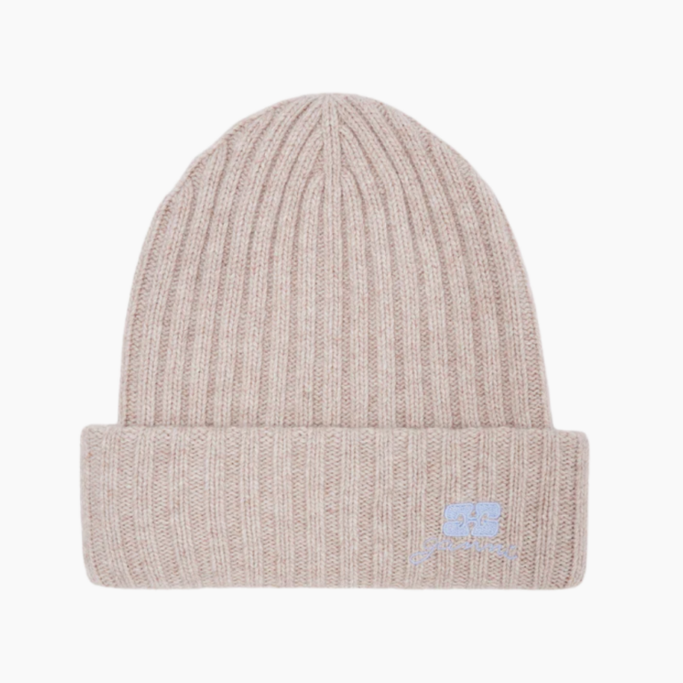 Core Future Wool Knit Bennie A6929 - Sand - GANNI - Beige One Size