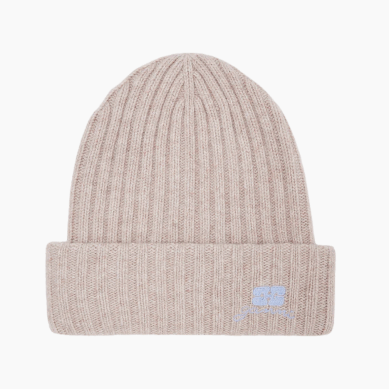 Core Future Wool Knit Bennie A6929 - Sand - GANNI - Beige One Size
