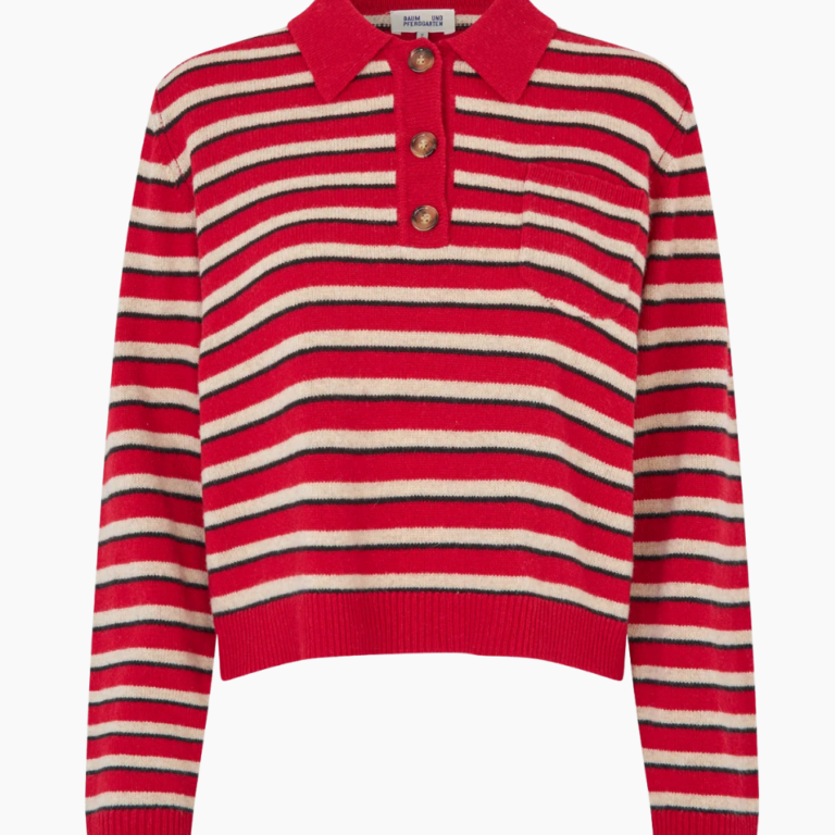 Baum und Pferdgarten Cori Crimson Red Stripe M Sweater