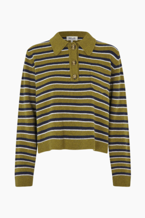 Cori Sweater - Ivy Green Stripe - Baum und Pferdgarten - Stribet L
