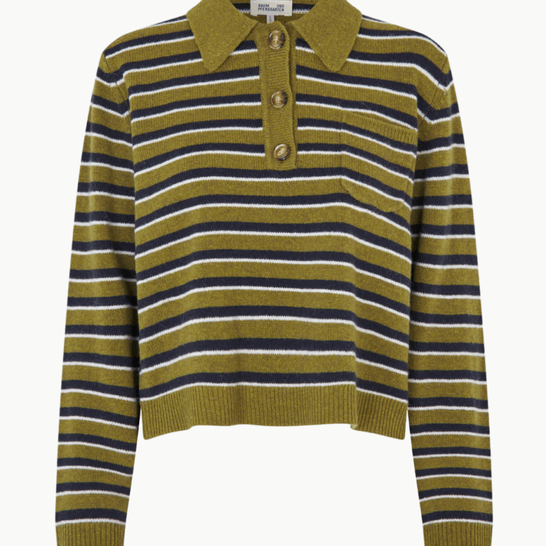 Cori Sweater - Ivy Green Stripe - Baum und Pferdgarten - Stribet S