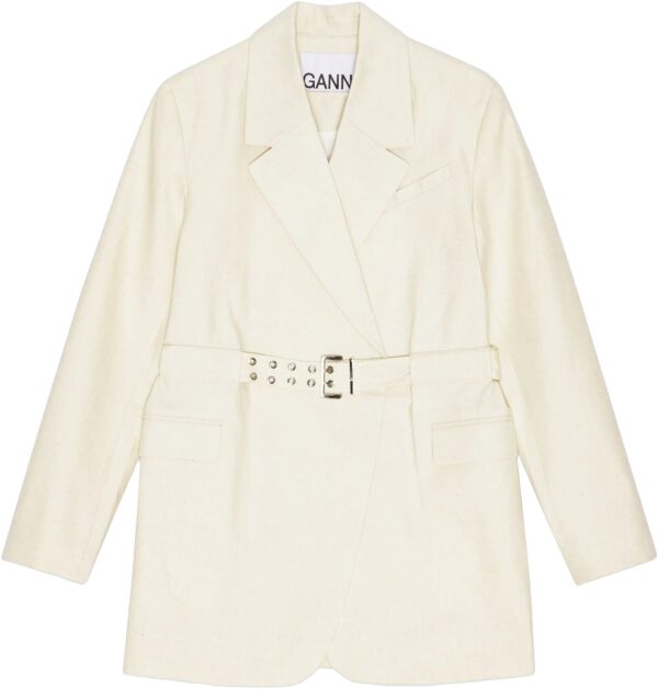 Cotton Melange Tailoring Blazer