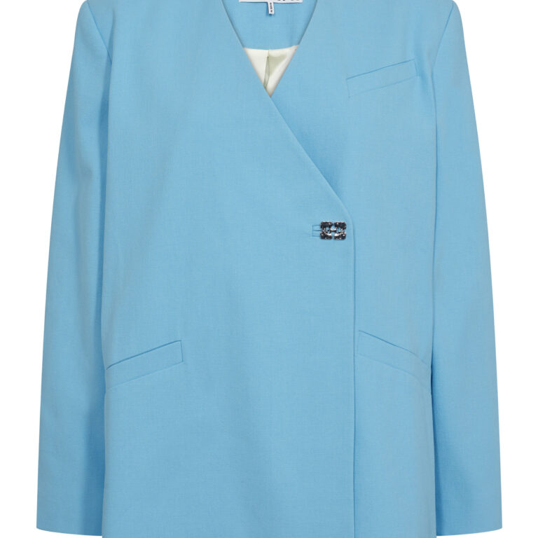 Cotton Suiting Boxy Blazer