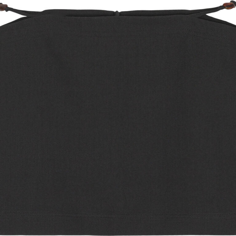 Cotton Suiting Mini Skirt