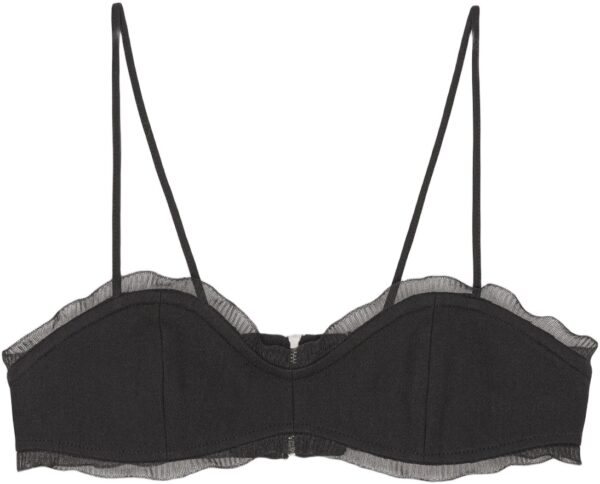 Cotton Suiting Strap Top