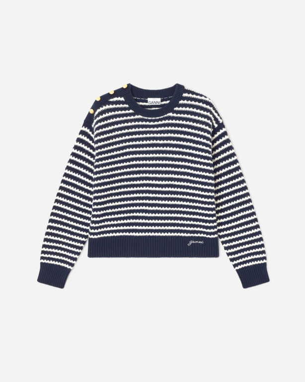 Cotton Wool Stripe Sweater