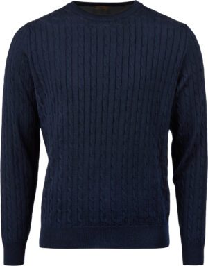 Crew Neck Cable Merino