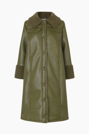 Desire Coat - Ivy Green - Baum und Pferdgarten - Grøn M