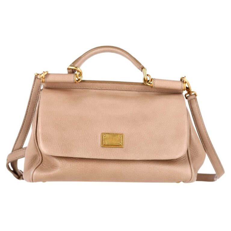 Dolce & Gabbana Vintage Sicily Dybrød Håndtaske