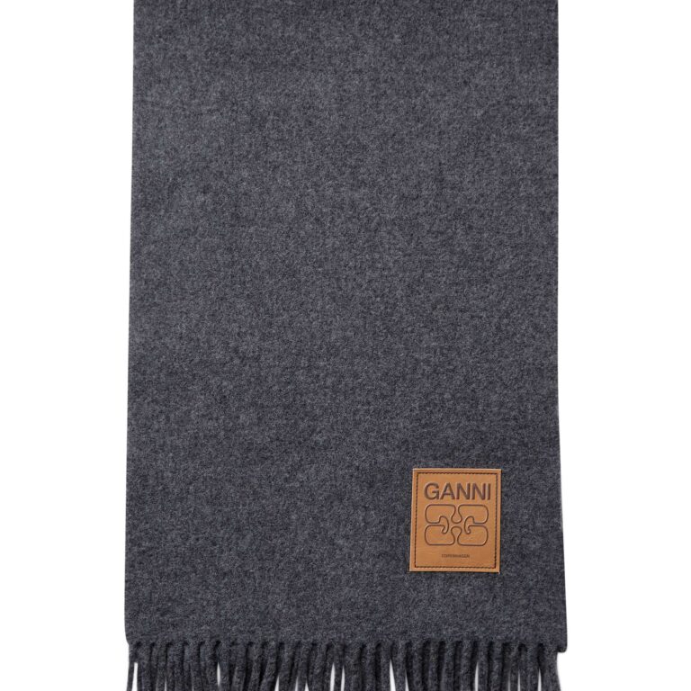 Double Face Wool Solid Scarf