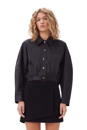 Double Satin Short Jacket
