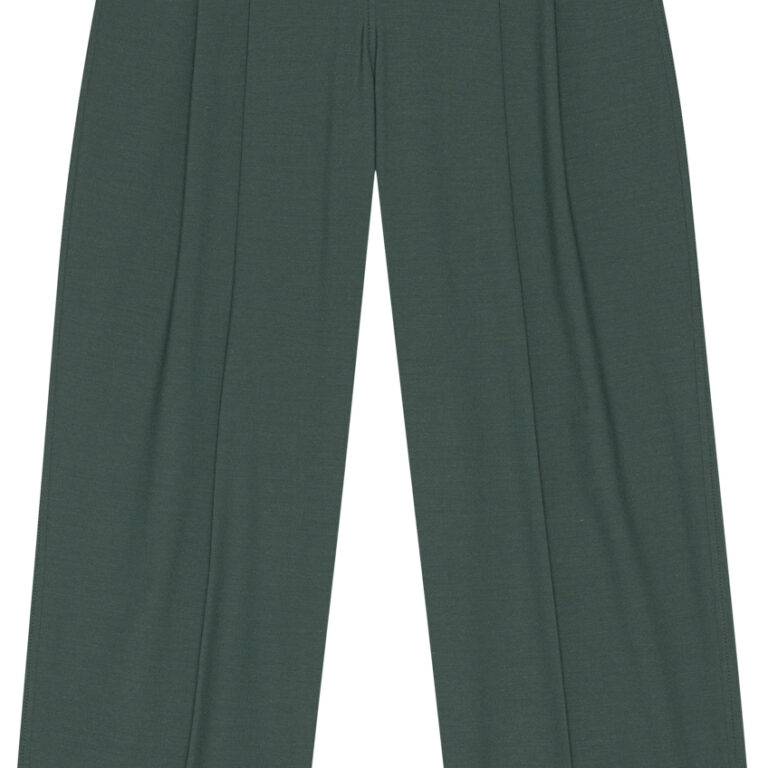 Drapey Melange Loose Mid Waist Plea