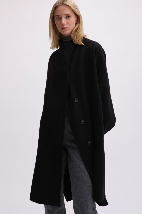 Drapy Wool Coat