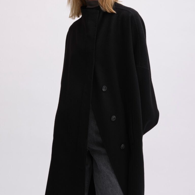 Drapy Wool Coat