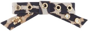 Eyelet Bow Barrette Nylon