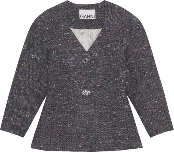Fitted Wool Blazer
