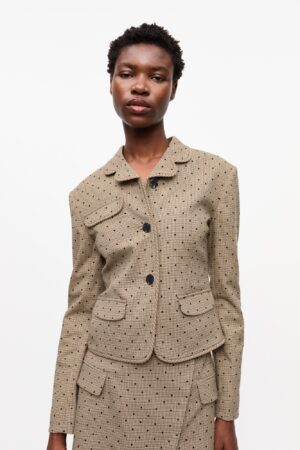 Flock Check Suiting Blazer