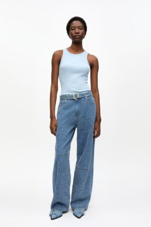 Fluffy Denim Izey Belt