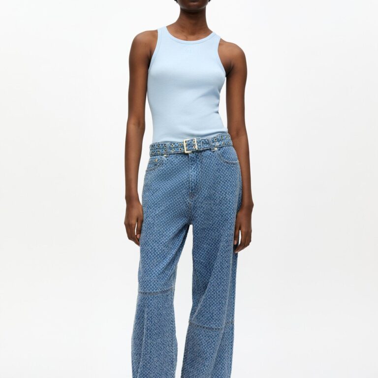 Fluffy Denim Izey Belt