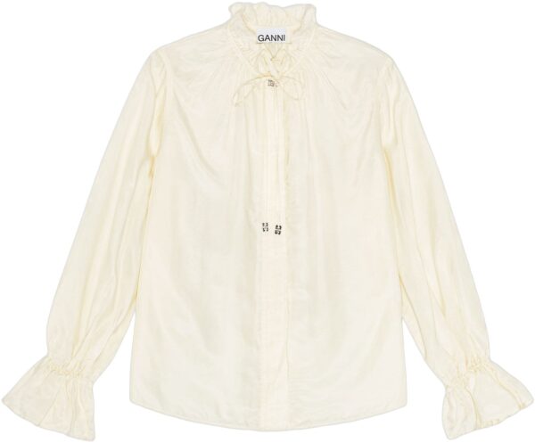 Fluid Cupro Tie String Shirt