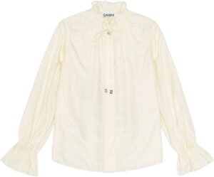 Fluid Cupro Tie String Shirt