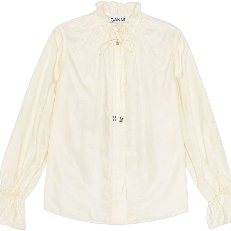 Fluid Cupro Tie String Shirt