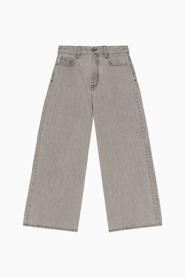 Future Denim Wide Jeans J1549 - Gray Quill - GANNI - Grå 25