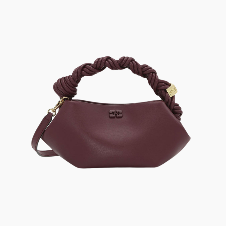 Ganni Bou Bag Mini A6947 - Burgundy - GANNI - Bordeaux One Size