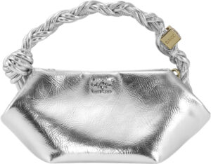 Ganni Bou Bag Mini Metallic Håndtaske
