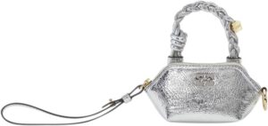 Ganni Bou Bag Nano Metallic