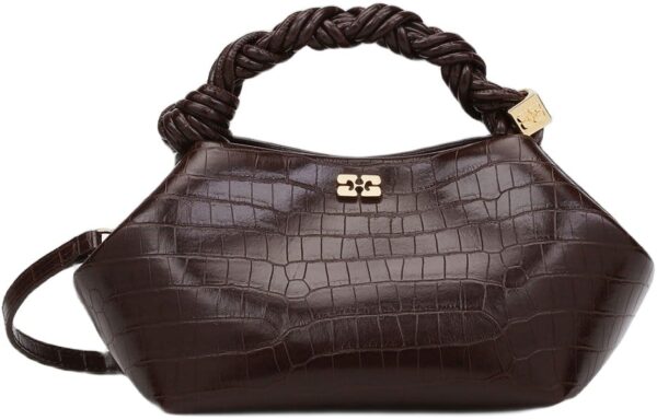Ganni Bou Bag Small Croco