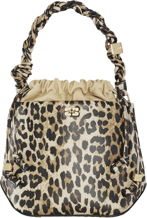 Ganni Bou Bucket Bag Print