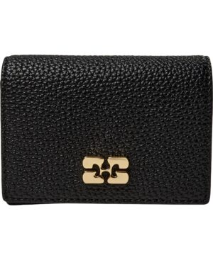 Ganni Bou Card Holder With Flap Gra