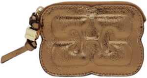 Ganni Bou Compact Zipped Wallet Met