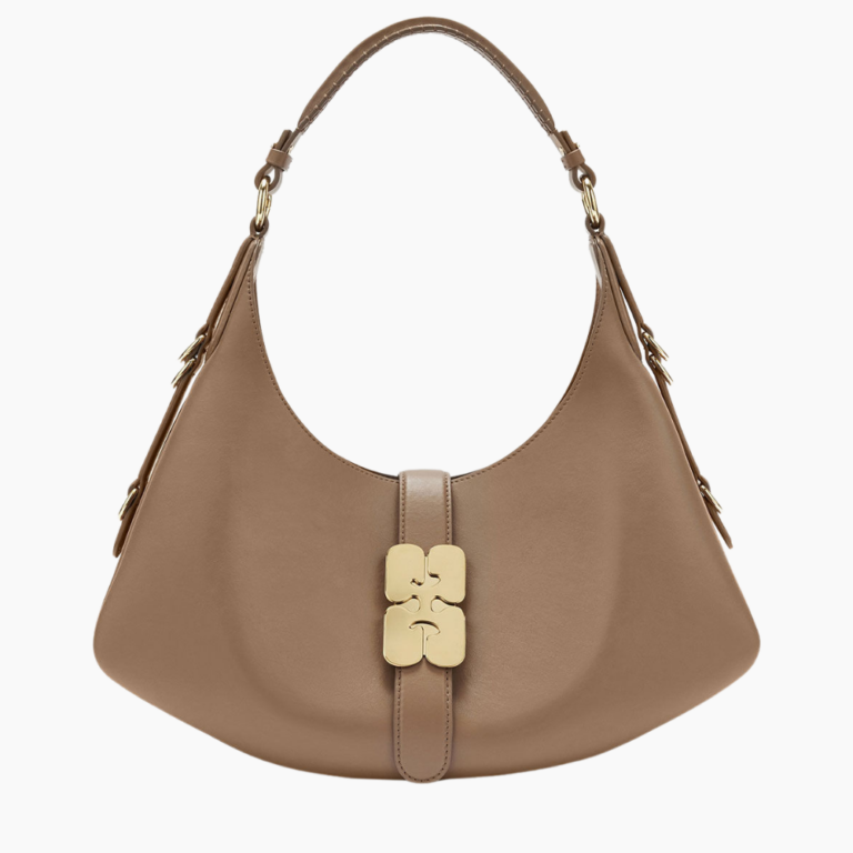 Ganni Kat Small Butter Bag B2070108 - Coca Mocha- GANNI - Brun One Size