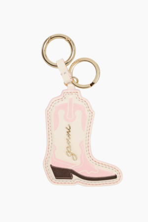 Ganni Western Boot Keyring A6548 - Chalk Pink - GANNI - Lyserød One Size