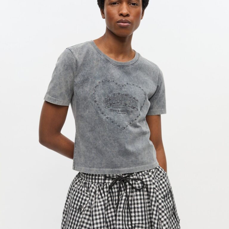 Heavy Cotton Jersey Heart Small TS