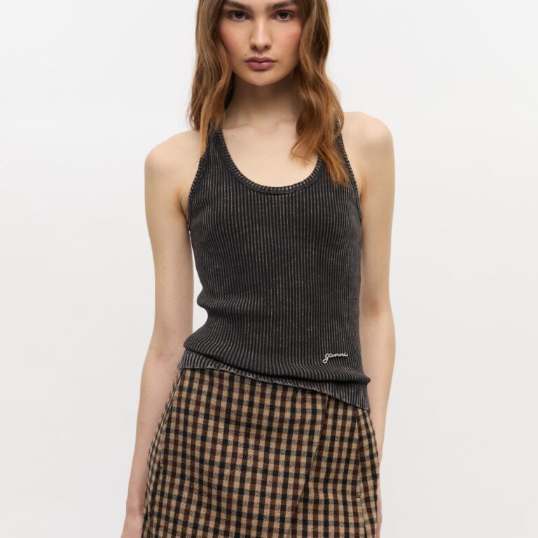 Heavy Rib Jersey Tank Top