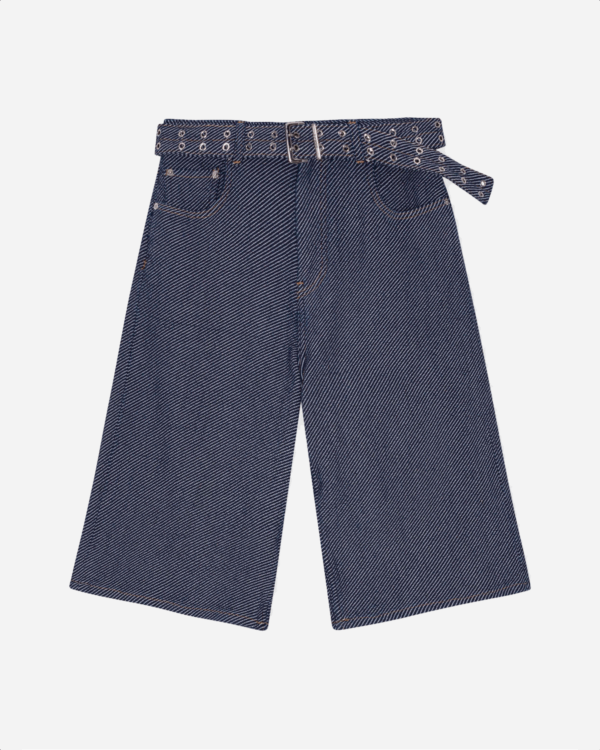 Heavy Twill Denim Shorts - Rinse