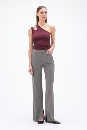 Herringbone Slim Pants