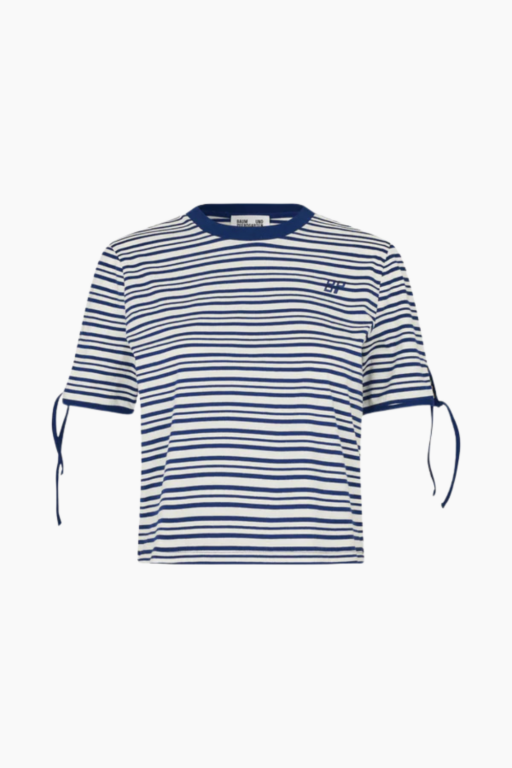 Janet T-shirt - Derby Blue Stripe - Baum und Pferdgarten