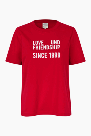Jawo T-Shirt - Haute Red Baum - Baum und Pferdgarten - Rød M