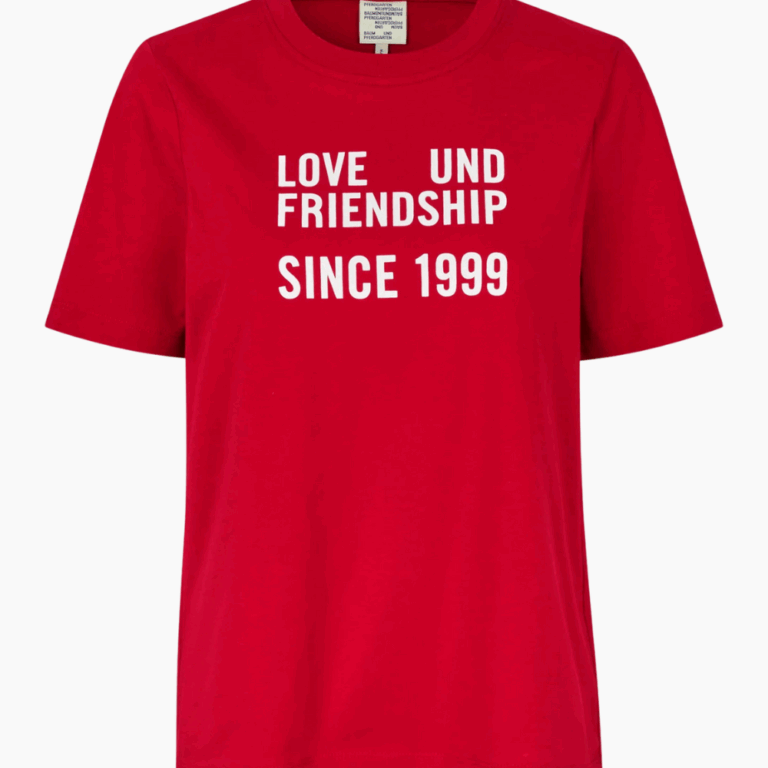 Jawo T-Shirt - Haute Red Baum - Baum und Pferdgarten - Rød M