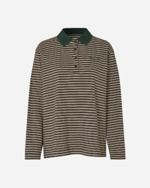 Jeanni - Brown Polo Stripe