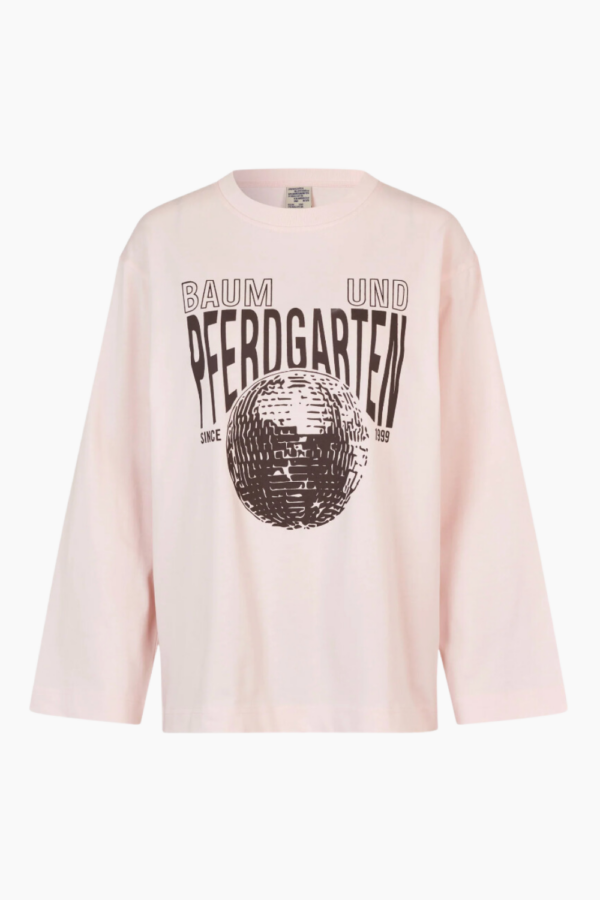 Jeevana Top - Heavenly Pink Disco Ball - Baum und Pferdgarten - Lyserød XS