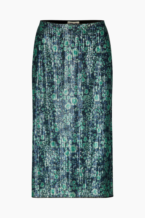Jolette Skirt - Green Sequince Flower - Baum und Pferdgarten - Mønstret S